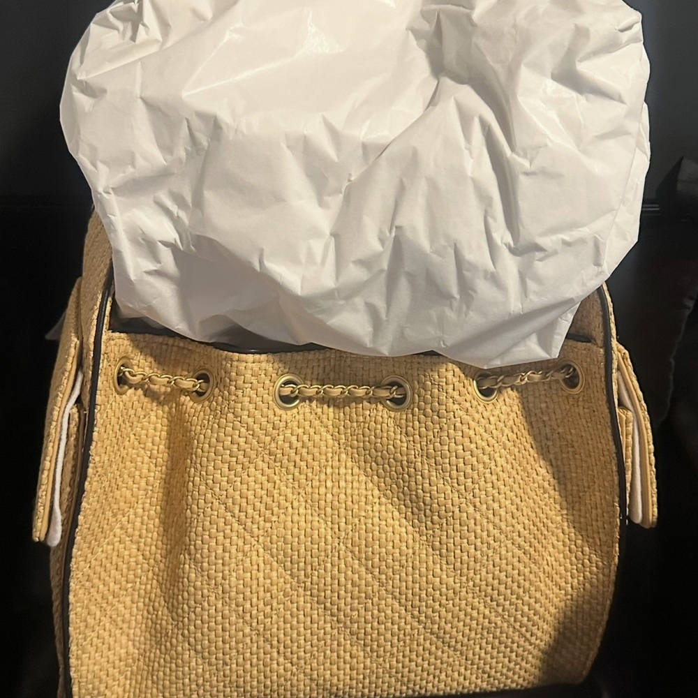 CHANEL 25 Raffia SMALL - Picture 9 of 13